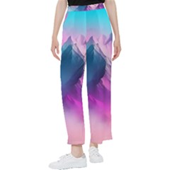 Landscape Mountain Colorful Nature Women s Pants  by Ravend