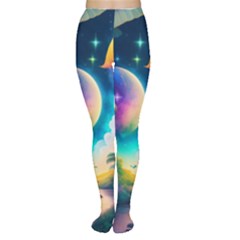 Jungle Moon Light Plants Space Tights