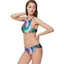 Jungle Moon Light Plants Space Banded Triangle Bikini Set View2