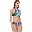 Jungle Moon Light Plants Space Banded Triangle Bikini Set View3