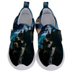 Nature Mountain Valley Kids  Velcro No Lace Shoes by Ravend