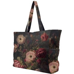 Flower Nature Background Bloom Simple Shoulder Bag by Ravend