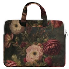 Flower Nature Background Bloom Macbook Pro 13  Double Pocket Laptop Bag by Ravend