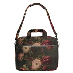 Flower Nature Background Bloom Macbook Pro 16  Shoulder Laptop Bag by Ravend