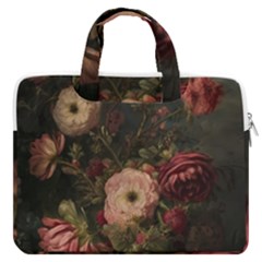 Flower Nature Background Bloom Macbook Pro 16  Double Pocket Laptop Bag  by Ravend