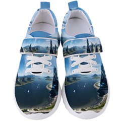 Futuristic City Fantasy Scifi Women s Velcro Strap Shoes by Ravend