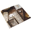 Desk Book Inkwell Pen Wooden Puzzle Square View3