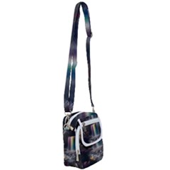 Waterfall Rainbow Shoulder Strap Belt Bag by Ravend