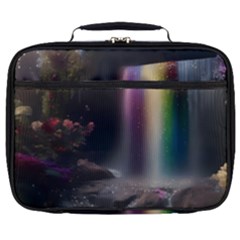 Waterfall Rainbow Full Print Lunch Bag by Ravend