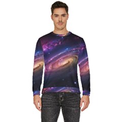 Universe Space Star Rainbow Men s Fleece Sweatshirt