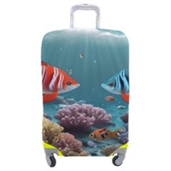 Fish Sea Ocean Luggage Cover (medium) by Ravend