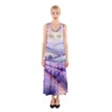 Lavender Flower Tree Sleeveless Maxi Dress View1