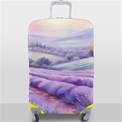 Lavender Flower Tree Luggage Cover (large) by Ravend