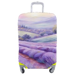 Lavender Flower Tree Luggage Cover (medium) by Ravend