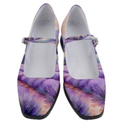 Lavender Flower Tree Women s Mary Jane Shoes by Ravend