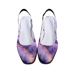 Lavender Flower Tree Women s Classic Slingback Heels by Ravend