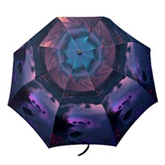 Lake Mountain Night Sea Flower Nature Folding Umbrellas