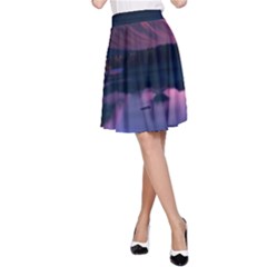 Lake Mountain Night Sea Flower Nature A-line Skirt by Ravend