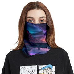 Lake Mountain Night Sea Flower Nature Face Covering Bandana (two Sides) by Ravend