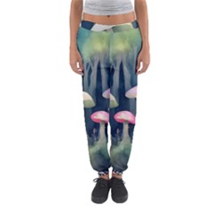 Mushroom Fungus Women s Jogger Sweatpants by Ravend