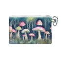 Mushroom Fungus Canvas Cosmetic Bag (Medium) View2