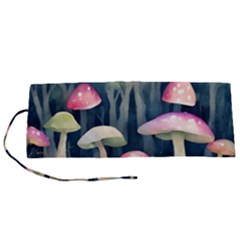 Mushroom Fungus Roll Up Canvas Pencil Holder (s) by Ravend