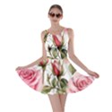 Flower Rose Pink Skater Dress View1