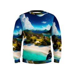 Beach Island Nature Kids  Sweatshirt