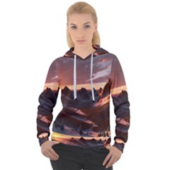 Landscape Mountains Nature Women s Overhead Hoodie