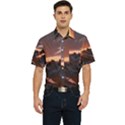 Landscape Mountains Nature Men s Short Sleeve Pocket Shirt  View1