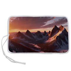 Landscape Mountains Nature Pen Storage Case (m) by Ravend