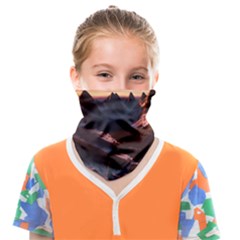 Landscape Mountains Nature Face Covering Bandana (kids) by Ravend