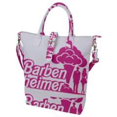 Barbenheimer Buckle Top Tote Bag by Valentinaart