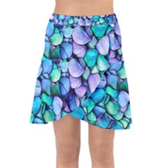 Pastel Wrap Front Skirt by zappwaits