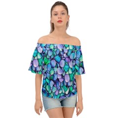 Pastel Off Shoulder Short Sleeve Top by zappwaits