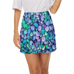 Pastel Mini Front Wrap Skirt by zappwaits