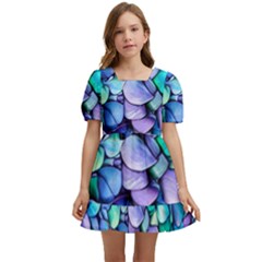 Pastel Kids  Short Sleeve Dolly Dress by zappwaits