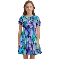 Pastel Kids  Bow Tie Puff Sleeve Dress by zappwaits