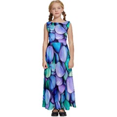 Pastel Kids  Satin Sleeveless Maxi Dress by zappwaits