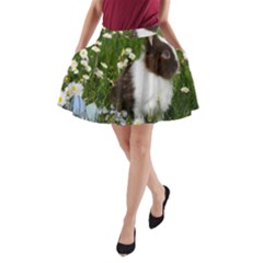 Rabbit A-line Pocket Skirt by artworkshop