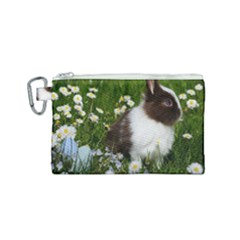 Rabbit Canvas Cosmetic Bag (small) by artworkshop