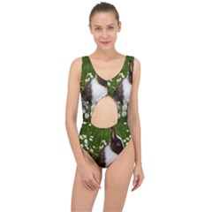 Rabbit Center Cut Out Swimsuit by artworkshop