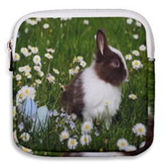 Rabbit Mini Square Pouch by artworkshop