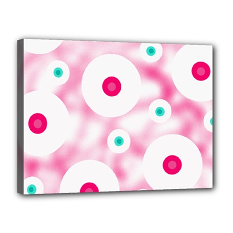 Wallpaper Pink Canvas 16  X 12  (stretched) by Luxe2Comfy