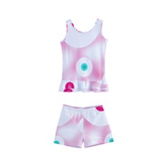 Wallpaper Pink Kids  Boyleg Swimsuit