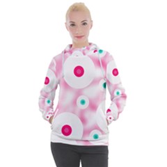 Wallpaper Pink Women s Hooded Pullover