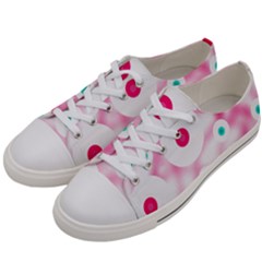 Wallpaper Pink Women s Low Top Canvas Sneakers