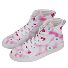 Wallpaper Pink Men s Hi-top Skate Sneakers