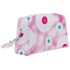 Wallpaper Pink Wristlet Pouch Bag (large) by Luxe2Comfy