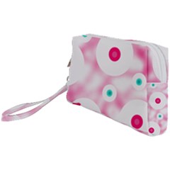 Wallpaper Pink Wristlet Pouch Bag (small) by Luxe2Comfy